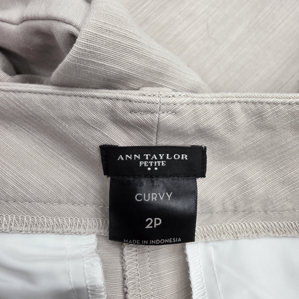 Ann Taylor Tan Straight Leg Pants - Picture 6 of 7